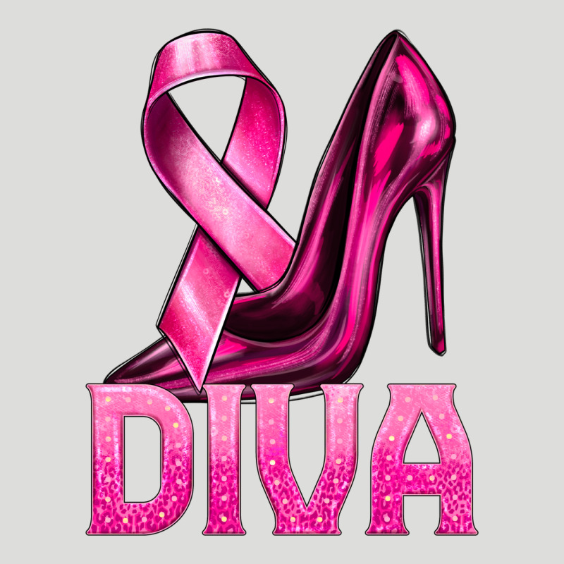 Breast Cancer Diva Ribbon And Heels Zipper Hoodie by texasbilliewilder | Teevron