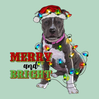 Merry And Bright Pitbull Classic Tee | Teevron
