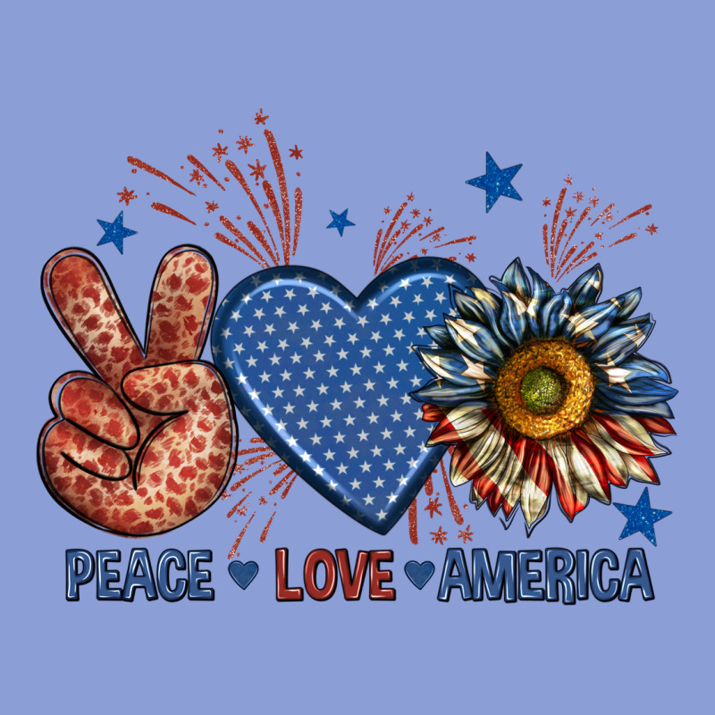 Peace Love America Billie Wilder Long Sleeve Tee by texasbilliewilder | Teevron