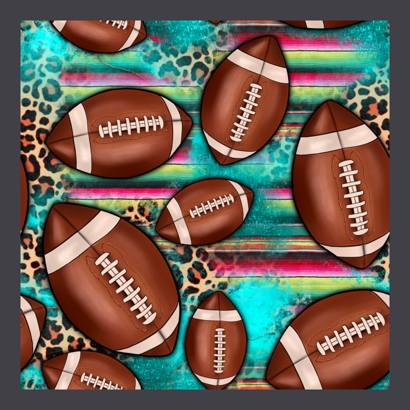 Football Leopard Turquoise Seamless Pattern Heavyweight Hoodie by JahusDesignShop | Teevron