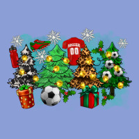 Christmas Trees With Soccer Long Sleeve Tee | Teevron