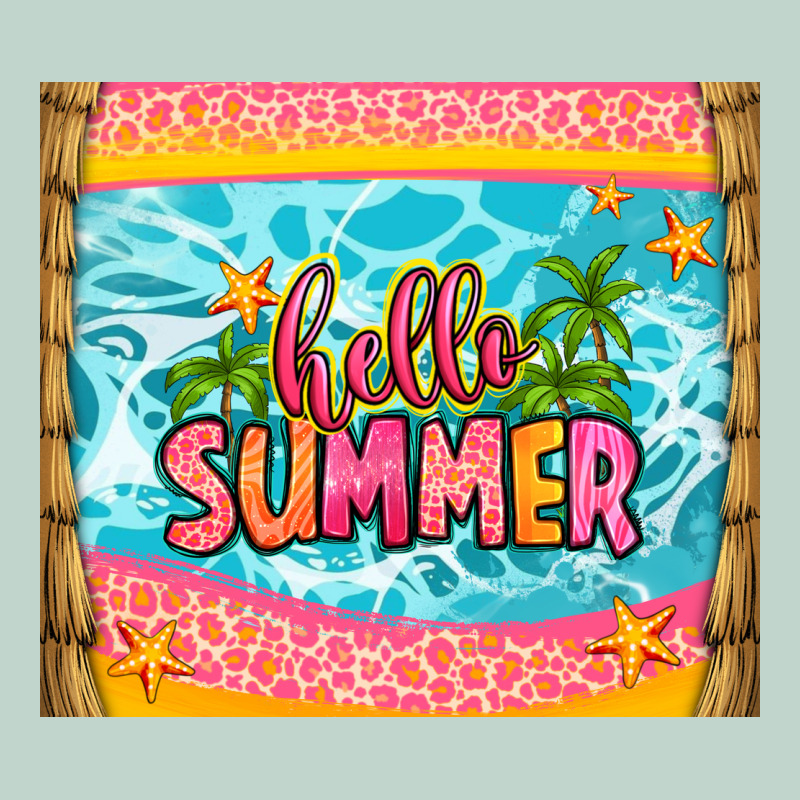 Hello Summer Zipper Hoodie by Zillion Design Studio | Teevron