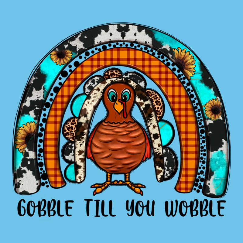 Gobble Till You Wobble Rainbow Premium Sweatshirt by JahusDesignShop | Teevron
