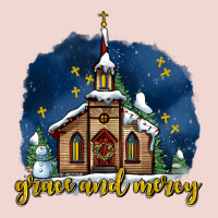 Christmas Church And Snow Grace And Mercy Premium Sweatshirt | Teevron
