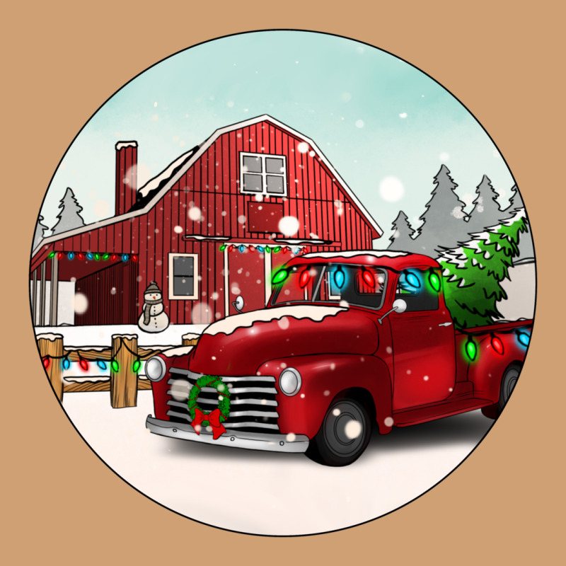 Christmas Farm Christmas Vintage Tee by BarkalooDesign | Teevron