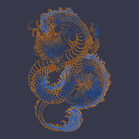 Blue And Orange Dragon Long Sleeve Tee | Teevron