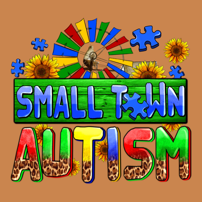 Small Town Autism Heavyweight Hoodie by AdoDesignShop | Teevron