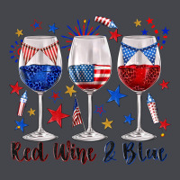 Red Wine And Blue Wine Glasses Long Sleeve Tee | Teevron