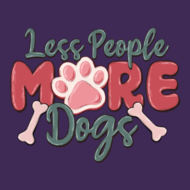 Less People More Dogs Premium Hoodie by MaliasSmallBusiness | Teevron