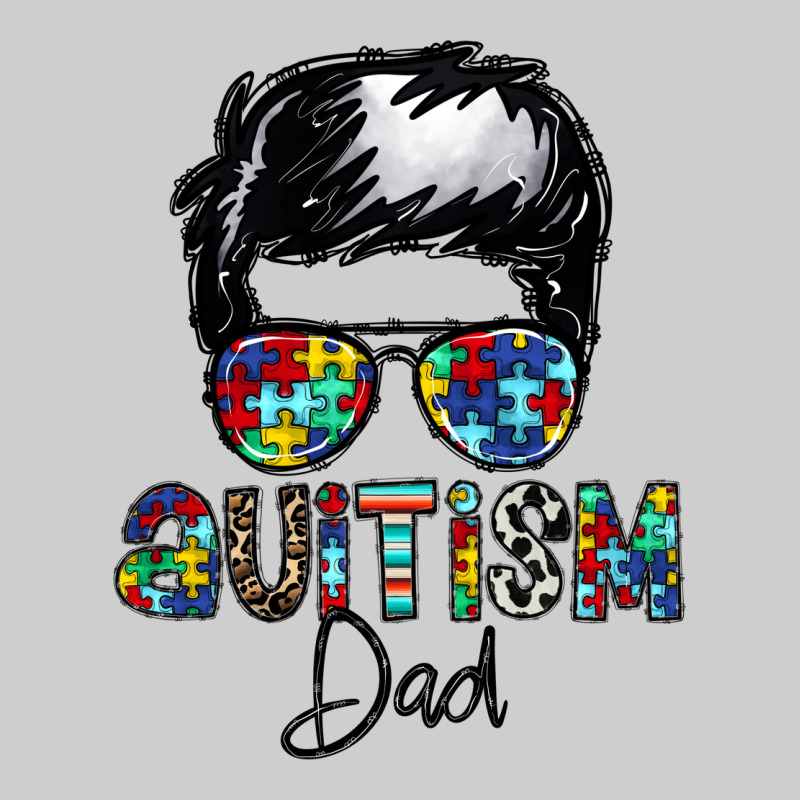 Autism Dad Premium Tee by CowhideDigitalArt | Teevron