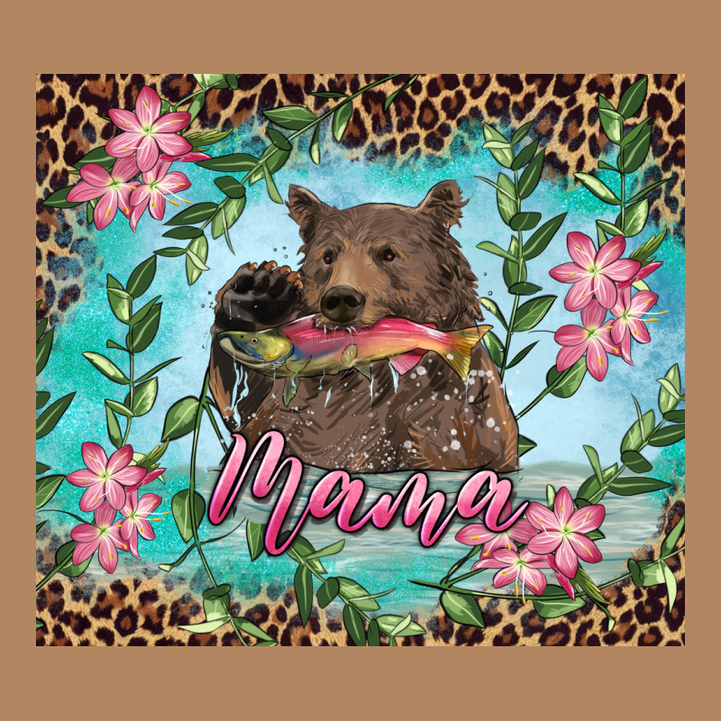 Mama Bear Haunting Fish Floral Tumbler Long Sleeve Tee by RanaPortraitStore | Teevron
