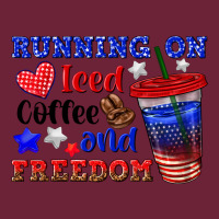 Running On Iced Coffe And Freedom Long Sleeve Tee | Teevron