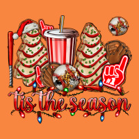 Tis The Season Christmas Tree  Cake Baseball Premium Sweatshirt | Teevron