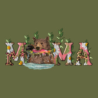 Mama With Bear And Daisy Long Sleeve Tee | Teevron