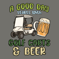 A God Day Starts With Golf Carts And Beer Premium Hoodie | Teevron