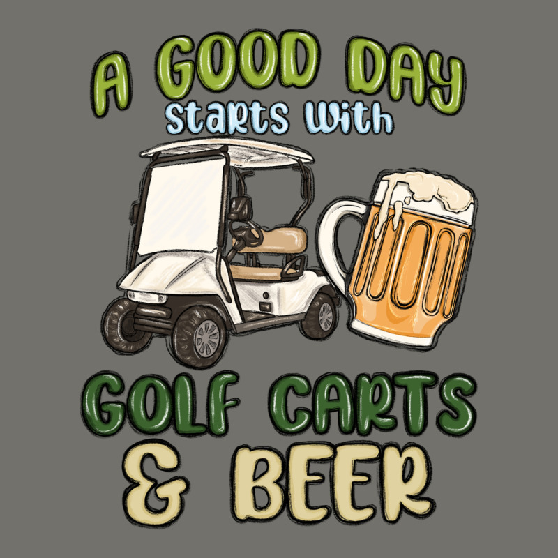 A God Day Starts With Golf Carts And Beer Premium Hoodie by MaliasSmallBusiness | Teevron