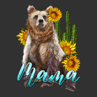 Mama Bear With Sunflowers And Cactus Urban Heavy Tee | Teevron