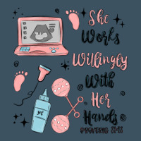 She Works Willingly With Her Hands Urban Hoodie | Teevron