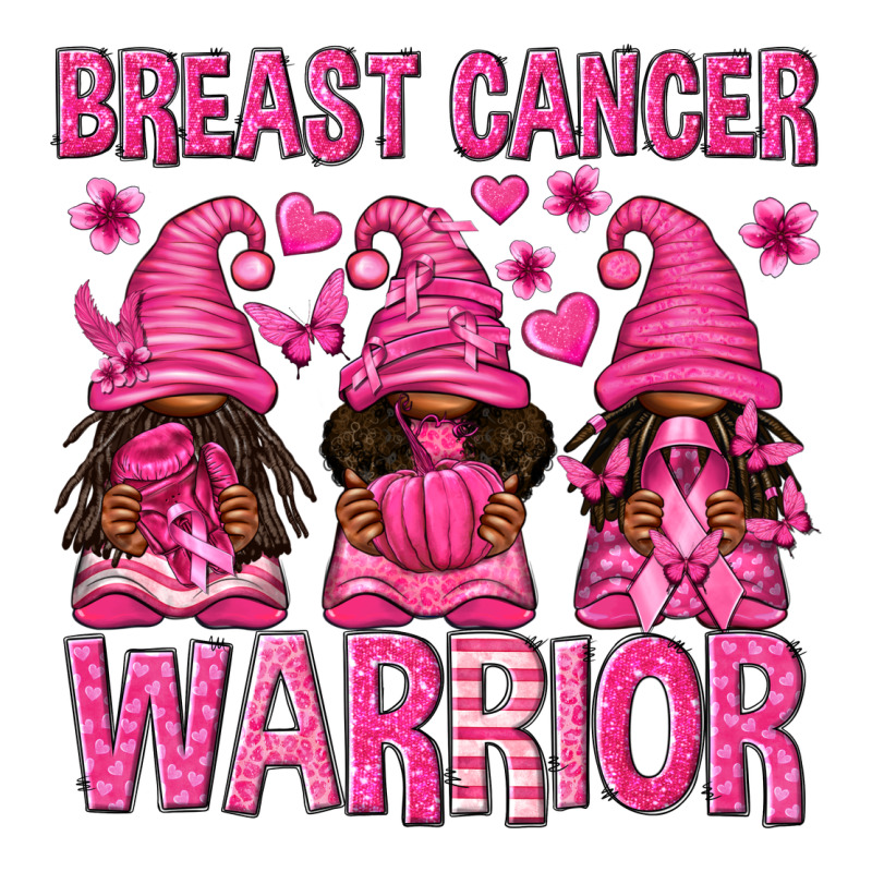 Breast Cancer Warrior Afro Gnomes Zipper Hoodie by texasbilliewilder | Teevron