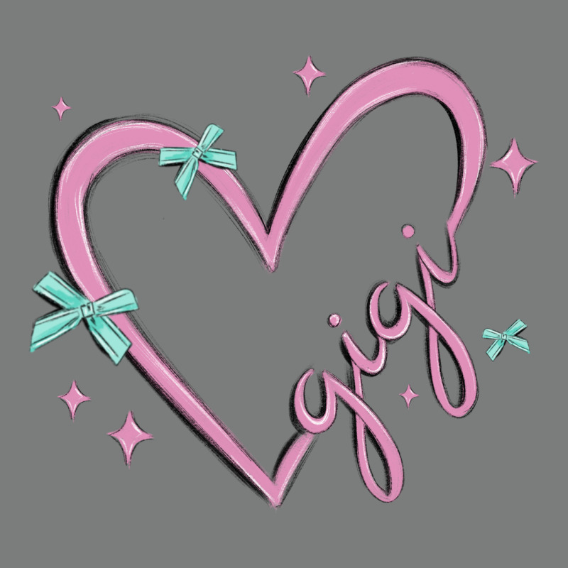 Gigi With Heart And Ribbons Premium Hoodie by MaliasSmallBusiness | Teevron