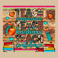 Teach Compassion Kindness Confidence Heavyweight Hoodie | Teevron