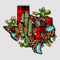 Cactus Christmas Texas Map Premium Sweatshirt | Teevron