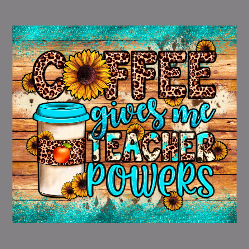 Coffee Gives Me Teacher Powers Heavyweight Hoodie by JahusDesignShop | Teevron