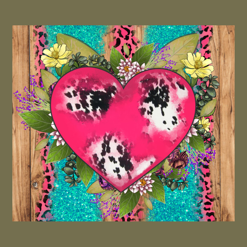 V.d Cow And Heart Vintage Hoodie by AdoDesignShop | Teevron