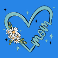 Mom With Heart And Flowers Premium Hoodie | Teevron