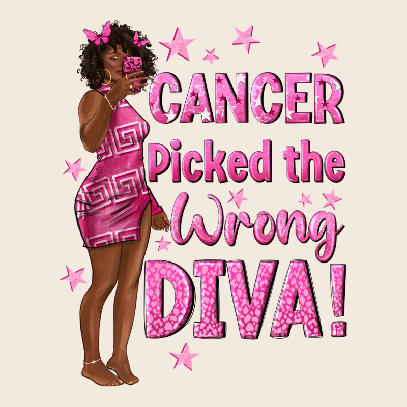 Cancer Picked The Wrong Diva With Black Woman Zipper Hoodie by texasbilliewilder | Teevron