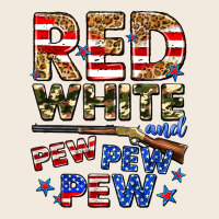 Red White And Pew Pew Pew Zipper Hoodie | Teevron