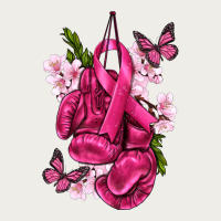 Cancer Boxing Gloves With Ribbon Zipper Hoodie | Teevron
