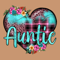Auntie Leopard Turquoise Heart Heavyweight Hoodie | Teevron