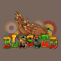 Blessed Afro Woman Hands Premium Hoodie | Teevron