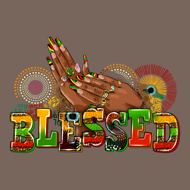 Blessed Afro Woman Hands Premium Hoodie by AdoDesignShop | Teevron