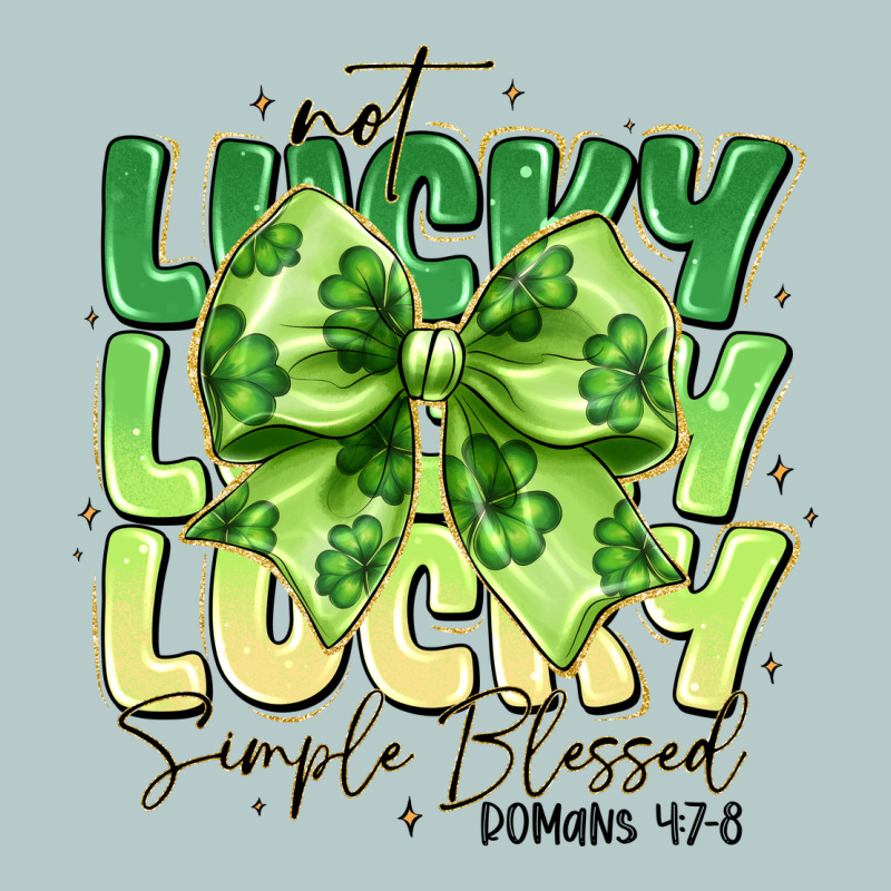 Not Lucky Simply Blessed Heavy Core Tee by CowhideDigitalArt | Teevron
