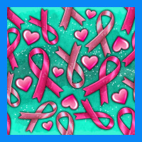 Cancer Ribbon With Heart Zipper Hoodie | Teevron