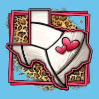 Leopard Volleyball Texas Map Premium Sweatshirt | Teevron