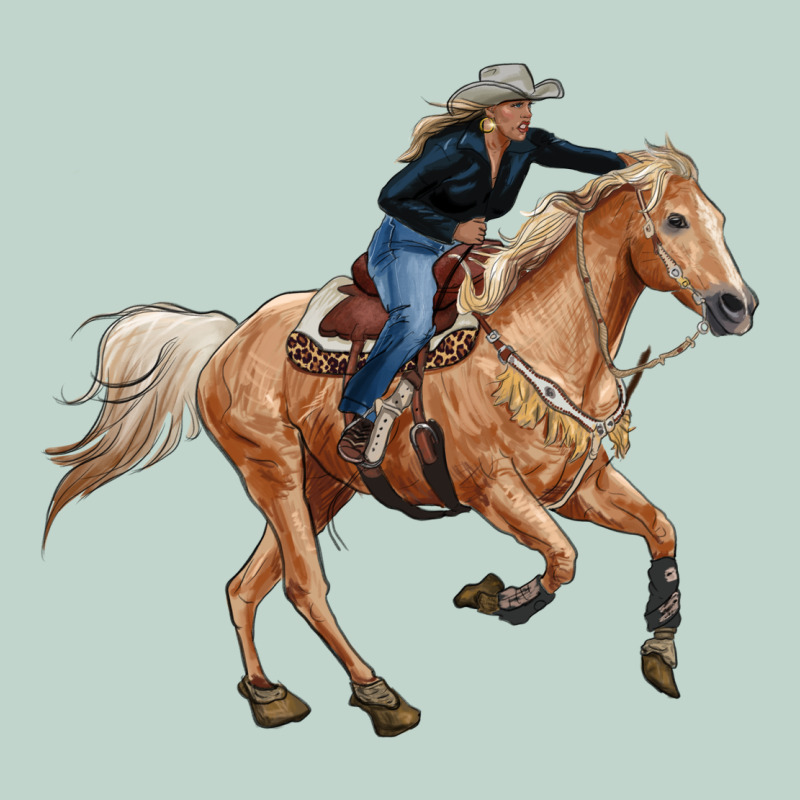 Horse Body With Cowgirl Zipper Hoodie by RanaPortraitStore | Teevron