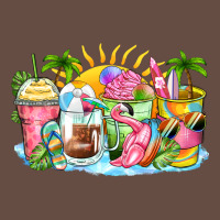 Beach Summer Coffee Cups Long Sleeve Tee | Teevron