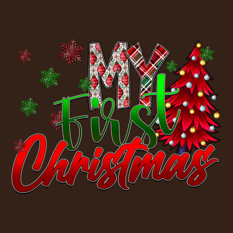 My First Christmas Heavy Core Tee by CowhideDigitalArt | Teevron