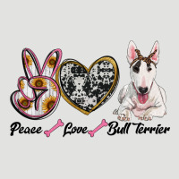 Peace Love Bull Terrier Classic Tee | Teevron