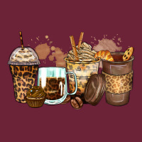 Leopard Coffee Cups Long Sleeve Tee | Teevron