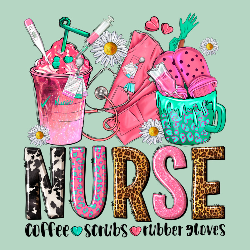 Nurse Coffee Scrubs Rubber Gloves Classic Tee by texasbilliewilder | Teevron