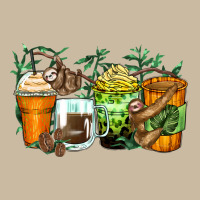 Sloth Coffee Cups Long Sleeve Tee | Teevron