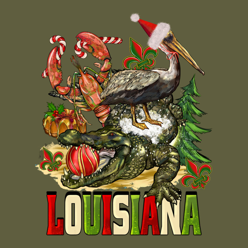 Christmas Louisiana Vintage Tee by BarkalooDesign | Teevron
