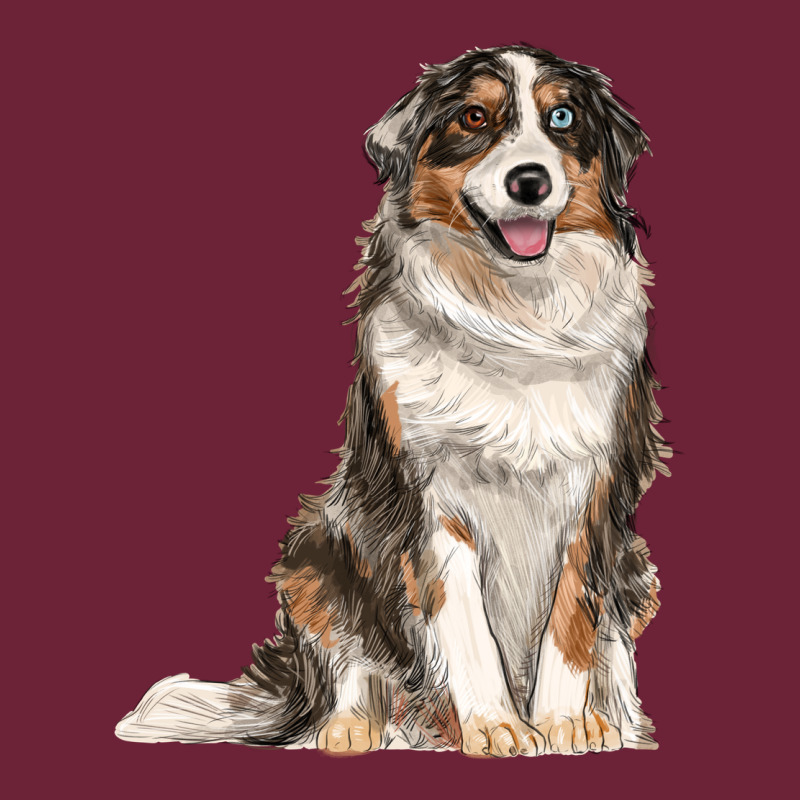 Australian Shepherd Long Sleeve Tee by RanaPortraitStore | Teevron