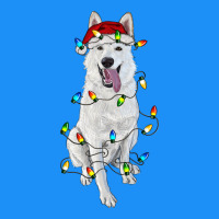 Christmas White Shepherd With Christmas Lights Classic Tee | Teevron