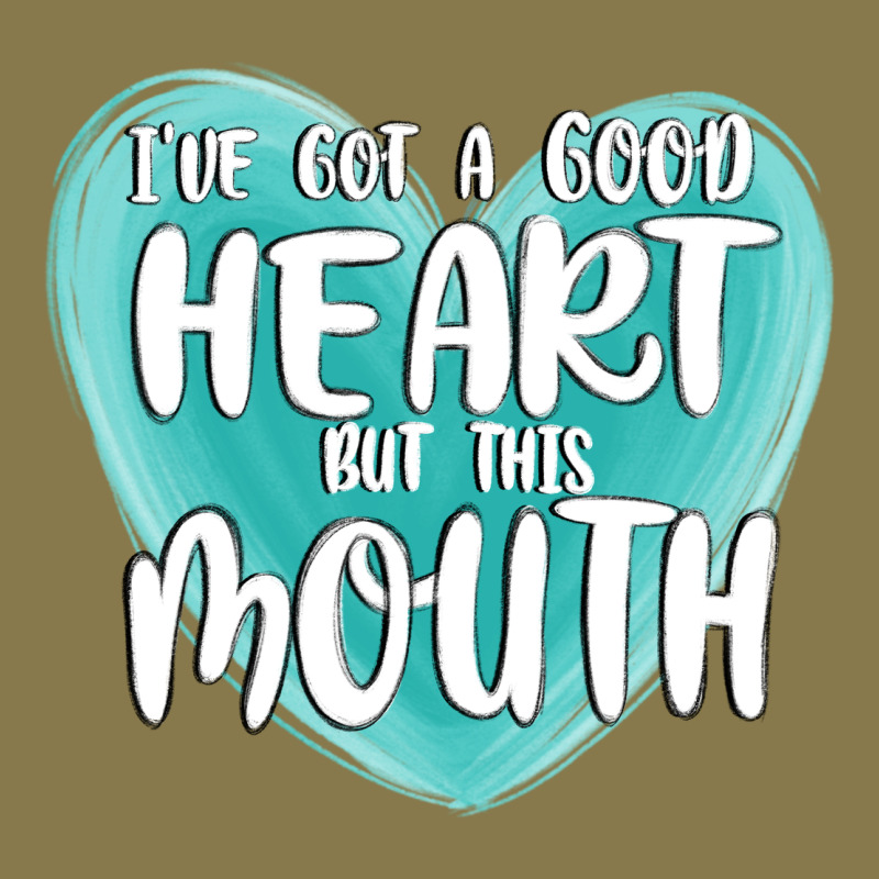 I Have Got A Good Heart But This Mouth Premium Hoodie by MaliasSmallBusiness | Teevron
