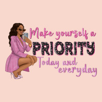 Make Yourself A Priority Today And Everyday Afro W Urban Hoodie | Teevron
